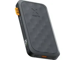 Xtorm 20W Powerbank 10.000 mAh - Fuel Series 5 - 2 x USB-C / 1 x USB-A - Matériau GRS - Compatible avion - Noir - Kit d'urgence