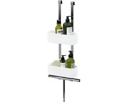 Tiger 2-Store - Ophangbaar doucherek 25 cm - Zonder boren - Wit