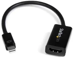StarTech.com Mini DisplayPort naar HDMI 4K-converter – Mini DisplayPort 1.2 naar HDMI actieve adapter voor mDP-UltraBook / -laptop – 4K @ 30 Hz
