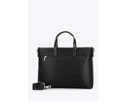 WITTCHEN Dames Laptoptas 13' Eco-leer Zwart