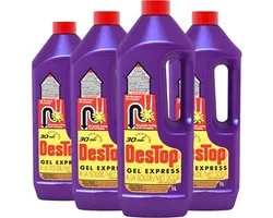 Déboucheur de canalisations Desktop Purple Gel Express avec bicarbonate de soude - 4 x 1 L