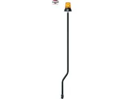 BERG Flashing light orange on pole