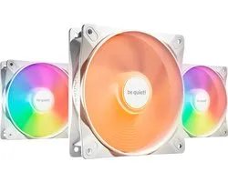 Be Quiet! - Light Wings LX PWM White 3-Pack - ARGB - Case Fans - 3x 120mm - Wit