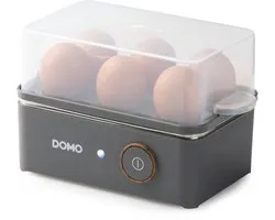 Cuiseur à œufs DOMO DO9283EK - 1 à 6 œufs - Grijs - Aspect bois