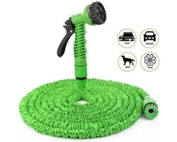 Uitrekbare Tuinslang tot 15 Meter - Tuinsproeier - Tuin Besproeien - Waterslang - Flexibel Elastisch