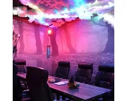 ZCX Cloud Led Night Lamp 3D Thundercloud LED Light Cotton Lightning Cloud, APP Control, DIY Dynamic Effects, Geschikt for Gaming Room Club instelbare kleur (Size : 5m)