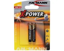 Ansmann X-Power Batterij AAAA 1,5V - LR61/MN2500/AAAA - BL.A2