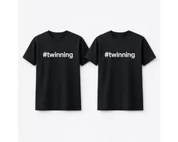 #TWINNING - T-Shirt - Manches courtes - Zwart - Taille 92 - Twin Set