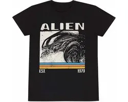T-shirt Alien Retro Bars ALI06878TSB Noir - XL