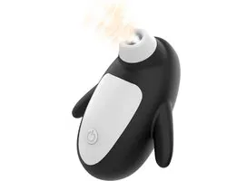 Vibromasseur Sucking Penguin - Pression d'air - Chargeur inclus