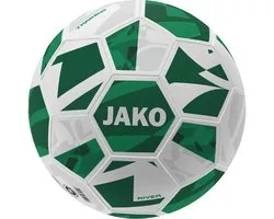 Jako River (Size 4) Trainingsbal - Wit / Groen | Maat: 4