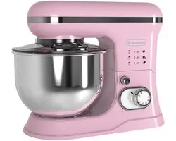 Robot pâtissier Westinghouse Retro - 1200 W - Bol mélangeur 5 L - Rose