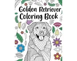 Golden Retriever Coloring Book