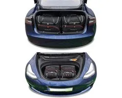 Tesla Model 3 7-delig Bespoke Trunk en Frunk Reistassen Auto Interieur Organizer Accessoires