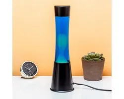 Lavalamp Zwart Met Witte Lava van Fisura