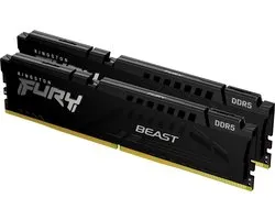 Kingston 32 Go 5200 MT/s DDR5 CL40 DIMM (Kits de 2) FURY Beast Black