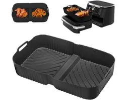 Ronte - Siliconenvorm voor heteluchtfriteuse - Herbruikbaar - All-in-one accessoires - Ninja AF500 - Inlegzolen - Airfryer - Accessoires - Herbruikbaar - Siliconen - Geoptimaliseerde - Titel