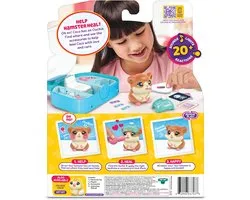 SnelShoppen - Kit vétérinaire Little Live Pets Ouchies, Coco le hamster, jouet interactif avec joues lumineuses, accessoires, kit de jeu de 16,7 cm