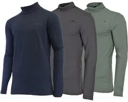 3-Pack Campri Ski pullover - Pull de sports d'hiver - Homme - Marine/Charcoal-chin/Jungle green (647) - taille XXL