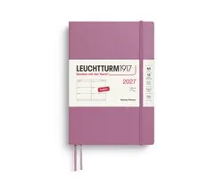Leuchtturm1917 - 2027 - Agenda - Weekly Planner - A5 Medium 15x21cm - dusty rose - softcover