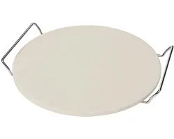 Pierre BBQ Collection Ovensteen - Bak Pizza, Brood, Toast, etc - Heerlijk Knapperig - ⌀ 33 cm