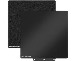 PEI Build Plate 235mm for Flashforge Adventurer 5M Upgrade Powder-coated Printing Platform Flexible Smooth/Textured PEI Sheet Compatible with Flashforge Adventurer 5M and 5M Pro 3D Printers