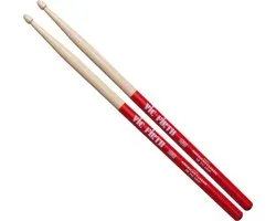 Vic Firth 5BVG Vic Grip drumstokken hickory 5B met houten tip