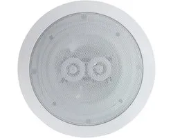 Stereo Plafondluidspreker - Inbouw Speaker - Muziek Streamen - Dubbele Tweeter - 193 x 193 mm - Wit