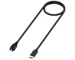 Chargeur Mini USB-C Strap-it Garmin – Compatible avec Venu / Venu SQ / SQ 2 / Venu 2 / 2S / 2 Plus / Vivomove 3 / 3S / Luxe / Style / Forerunner 45 / 55 / 245 / 255 / 265 / 645 / 745 / 935 / 945 / 955 / 965 / Garmin 3 / 4 / 4S / 5 / 6