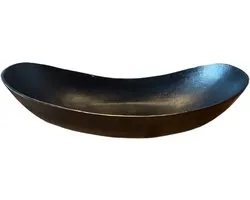 Fruitschaal Zwart, Maat L -- B-Living Oslo