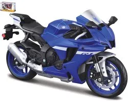 Maisto Yamaha Yzf-R1 - Modèle réduit - Échelle 1:12 - Bleu/Gris/Blanc