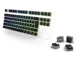 uRage Set keycaps - Doubleshot PBT Pudding - Qwerty - Keycaps Pudding translucides