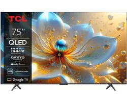TCL 75T8C - 75 inch - 4K QLED - 144Hz - 2025 - Smart TV