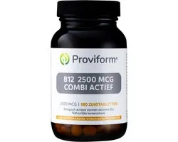 Proviform Vitamine B12 2500mcg combi actief 180 Zuigtabletten