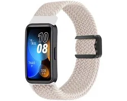 Bracelet en nylon tressé souple Strap-it - compatible avec Huawei Band 8 / Band 9 / Band 10 (étoile)