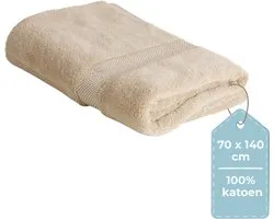 Serviette de bain HUSH Living - 70 x 140 cm - 100 % coton - Grammage épais 500 g/ m2 - Sable