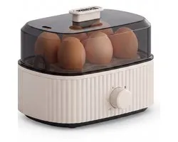 Cuiseur à œufs Princess Wave 262047 - 6 œufs - 300 W - Rétro - Zwart, Wit