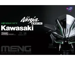 Meng Model Modelbouwpakket Auto - MENG MT001S Kawasaki NINJA H2 ™ R (Pre-Colored Edition) Plastic - 1:9 - Modelbouw