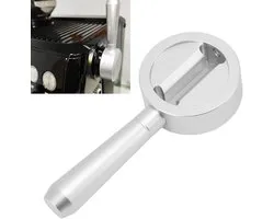 Steam Lever for Sage 870 875 876, Coffee Maker Aluminum Steam Lever Conversion Accessory Silver Filter Machines A um (Silver Color)