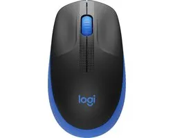 Logitech M190 - Draadloze muis - Blauw