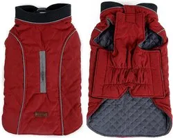 Honden jasje - Jasje - Jas - Winter - Kou - Koud - Wandelen - Hond - Rood - M
