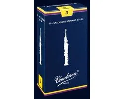 Vandoren SR202 Traditional boîte de 10 anches pour saxophone soprano, force 2