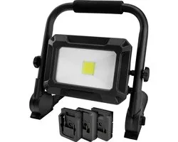 Ansmann 1600-0639 LED Strahler FL30W 18V Powertool-Akkupacks, inkl. Adapterplatten Schijnwerper COB LED, LED-lamp werkt