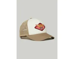 Casquette Trucker Superdry Dirt Road Beige Homme
