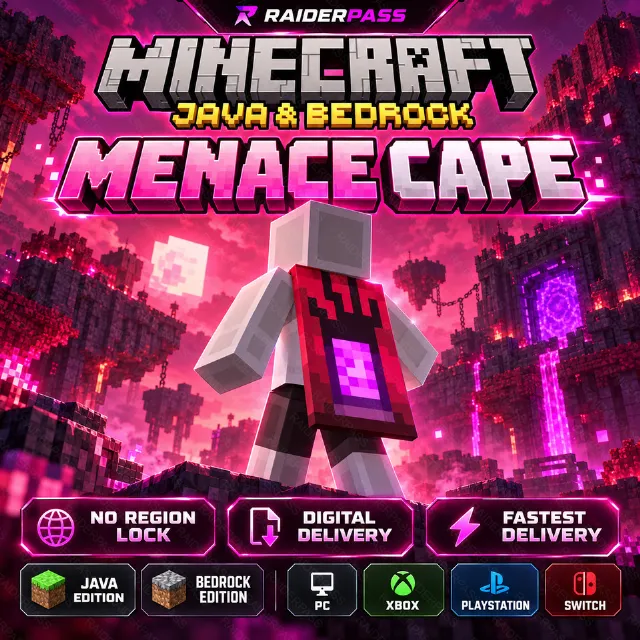 Minecraft - Menace Cape Code - Movie Promo - Bedrock & Java - All Platforms