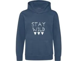 Sweat à capuche Be Friends - Stay Wild - Homme - Blauw - Taille L