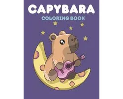 Capybara Coloring Adventures- Capybara Coloring Book