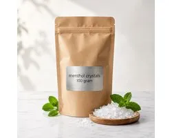 Cristaux de menthol - 100 grammes - Sauna - purs et naturels