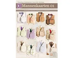 Kaartenpakket - Verzamelmap Mannenkaarten - Creative CutOuts - Voor het maken van 12 prachtige 3D-wenskaarten - Gratis verzonden - VM65-008