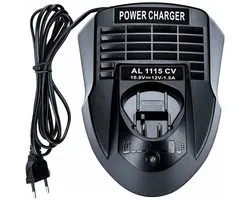 Chargeur Bosch AL1115CV Original – 10,8V/12V 1,5A pour Batteries Lithium-Ion (BAT411), Compatible avec Systèmes BC330/BC430